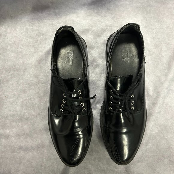 Chunky Mossimo Pantent Leather Oxfords - Picture 3 of 6